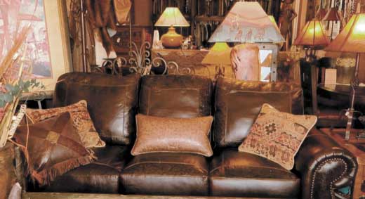 out west interiors leather sofa